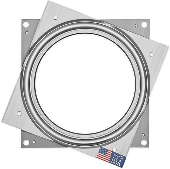 Authentic Lazy Susan Hardware 4 inch 350 lbs. Load Capacity Pack of 10 Steel Lazy Susan Turntable Ball Bearing by WoodpeckersAbout ThisOverview User-Friendly