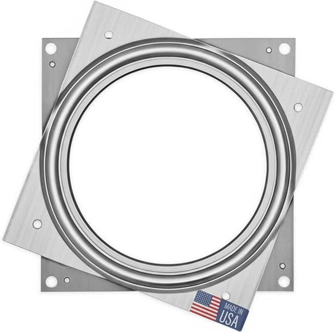 Elegant Lazy Susan Hardware 6 inch 500 lbs.Load Capacity Pack of 2 Steel Lazy Susan Turntable Ball Bearing by WoodpeckersAbout ThisOverview Natural