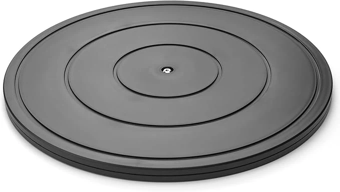 Authentic 16 Inch Lazy Susan Turntable Heavy Duty Rotating Swivel Stand Lazy Susan with Steel Ball Bearings for Flat Panel Monitors Computer TV Speakers Bonsai Statue Cabinet OrganizerAbout ThisOverview Sophisticated