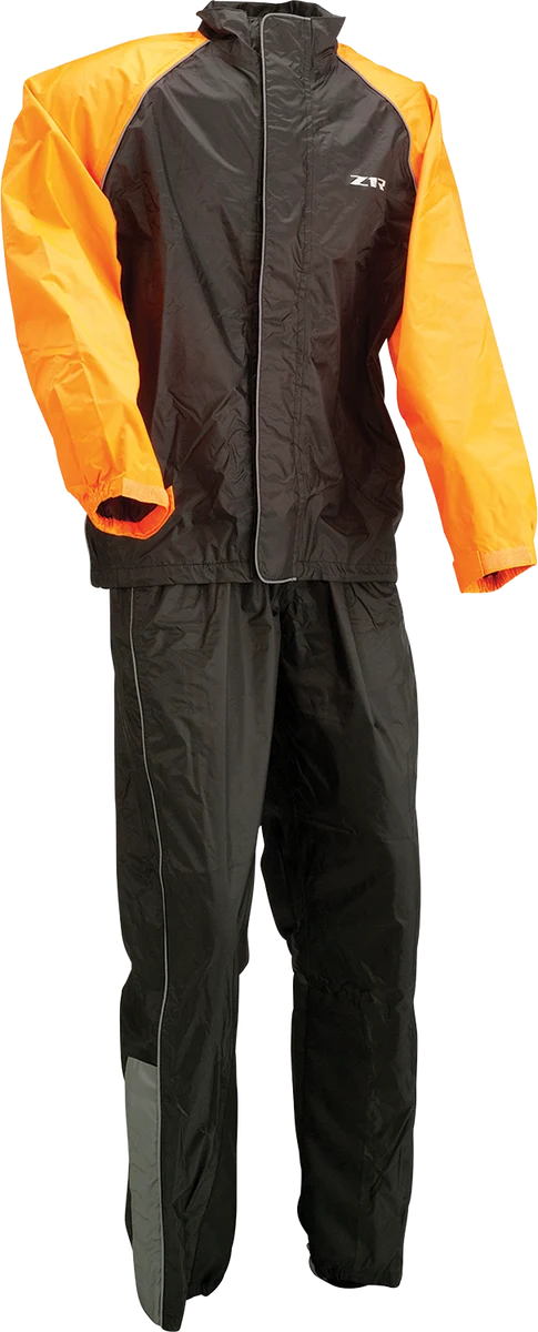 Exclusive Z1R 2-Piece Rainsuit - Black Orange - 3XL 2851-0534 Optimized