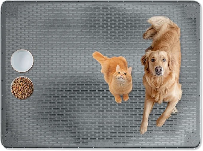 Authentic Cat Food Mat Floor Protection User-Friendly