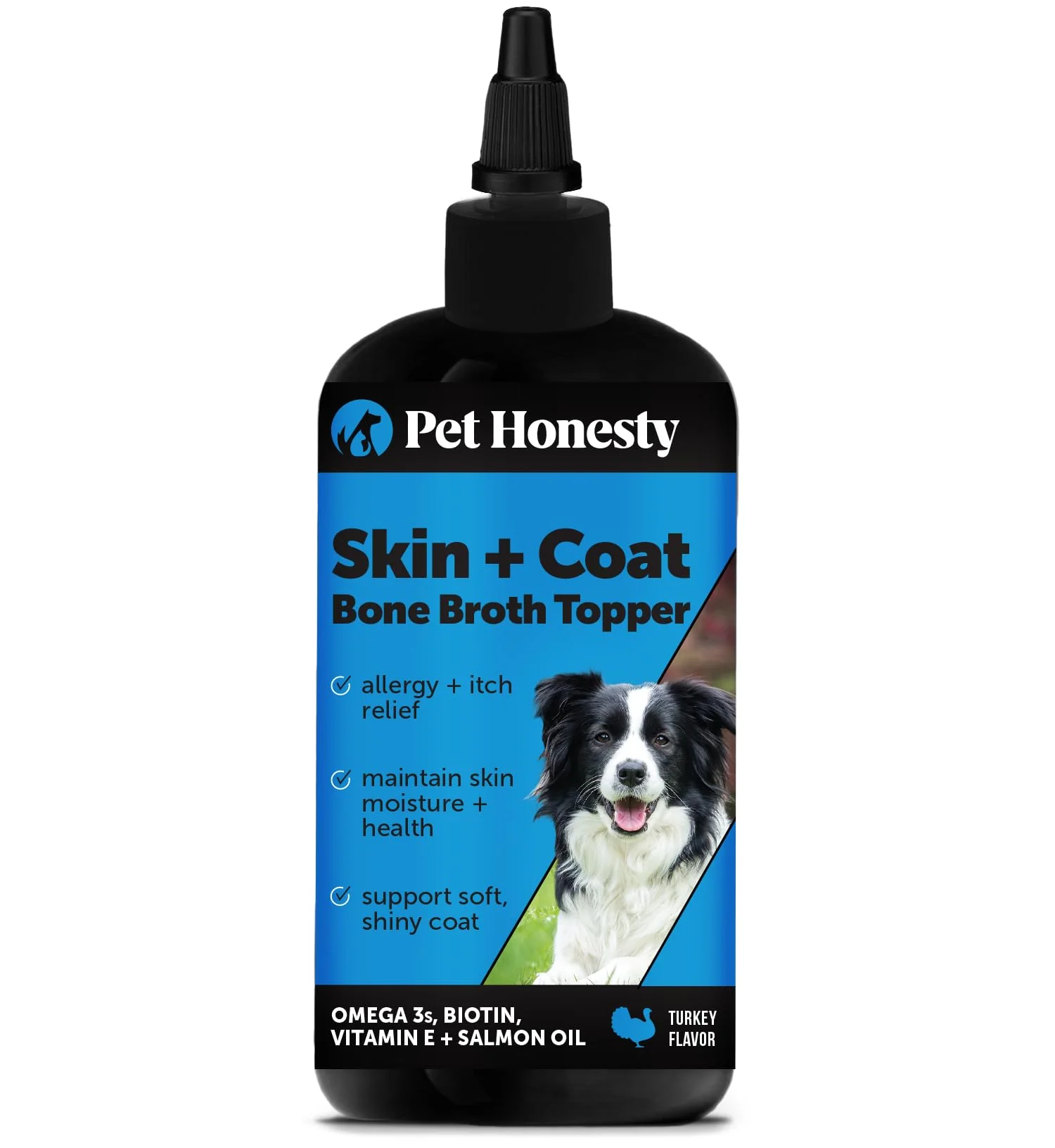 Proven Pet Honesty Dog Skin Coat Supplement with Salmon Oil – Allergy Support Healthy Coat 12 oz Lightweight
