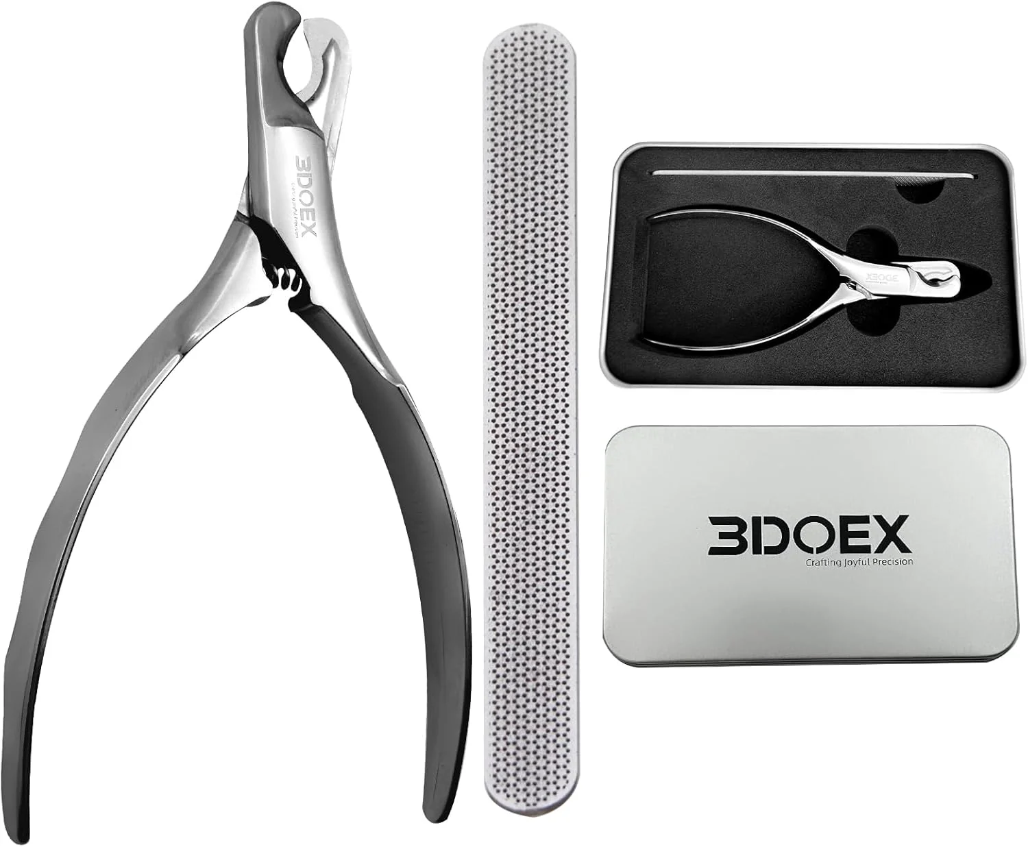 Optimized Dog Cat Nail Clippers for Large Dogs Heavy Duty Dog Professional Stainless Steel Pet Nail Trimmers Sharp Safe with Ergonomic Handle Built-in Nail File First-Class