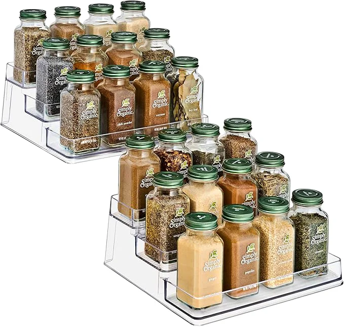 Stylish Sorbus Pantry Spice Organizer Set 3-Tier Seasoning Organizer for Cabinet 2 Pack Spice Rack Spice Organization for Cabinet Condiment Organizer Pantry RefrigeratorAbout ThisOverview Exclusive