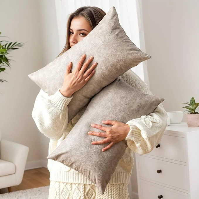 Selected Lumbar Pillow Decorative for Home Decor Outdoor Waterproof Pet Hair Resistant Responsible