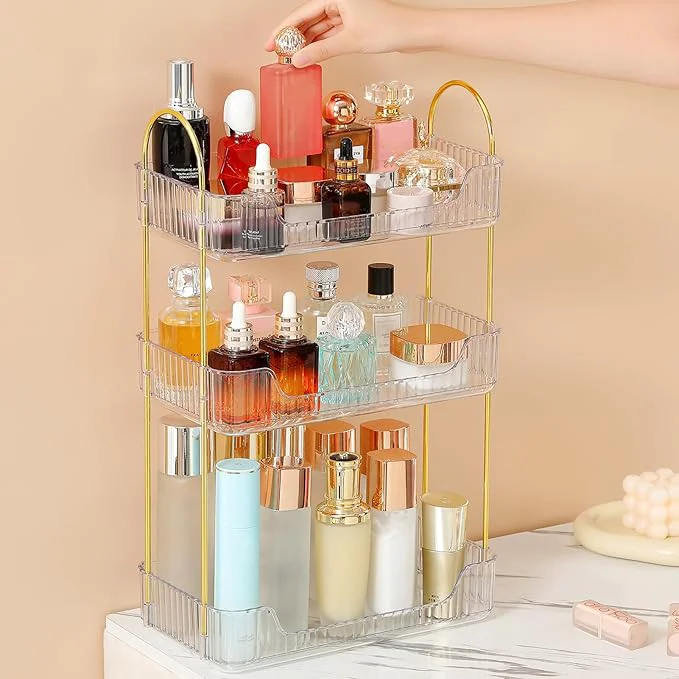 Dependable Aveniee Bathroom Counter Organizer 3 Tier Perfume Skin Care Countertop Storage Shelf Vanity Makeup Tray for Cosmetic Skincare Lotion ClearAbout ThisOverview Stylish