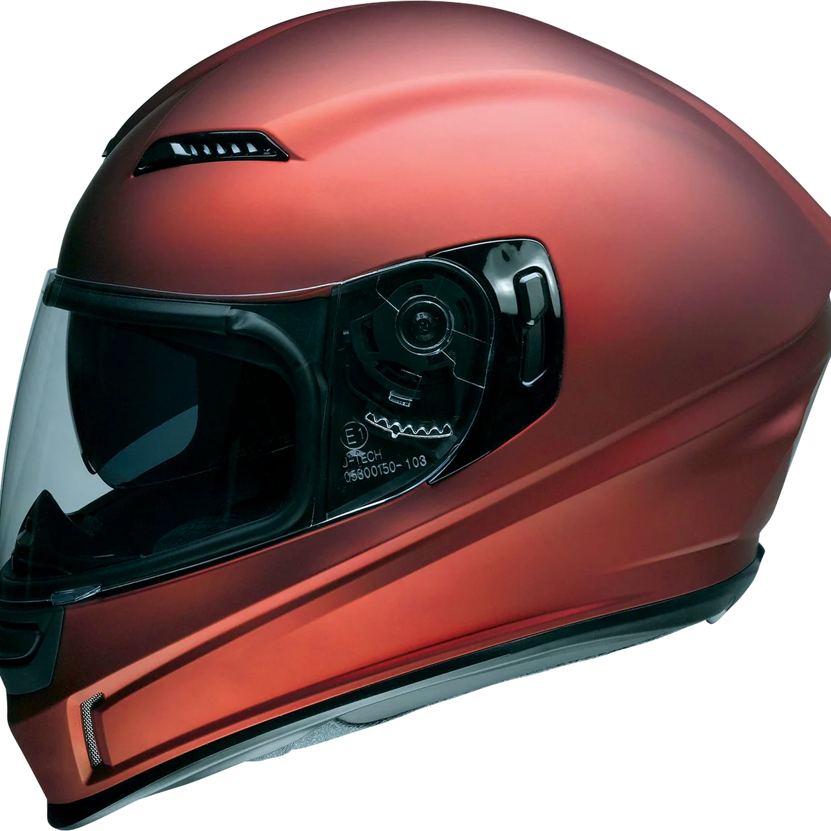 Effective Z1R Jackal Helmet - Satin - Red - Large 0101-14824 Safe