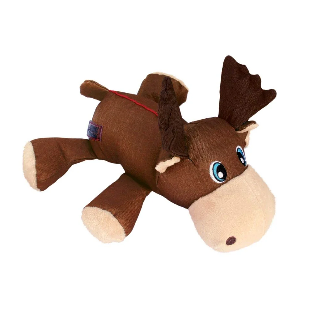 Dependable KONG Cozie Ultra Max Moose — Squeaky Plush Toy with Reinforced Seams for Large Dogs Durable