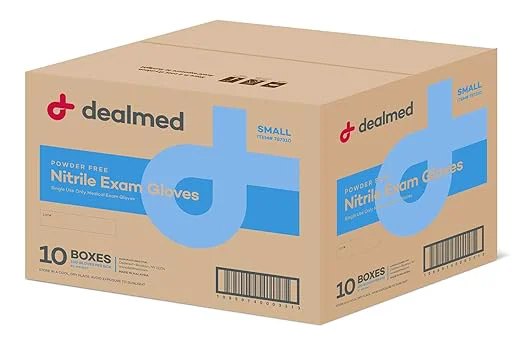 Smart med Nitrile Exam Gloves – 100 Count Small Case of 10 Disposable Non-Irritating Latex Multi-Purpose for First Aid Kit Medical Facilities MoreAbout ThisOverview Dependable