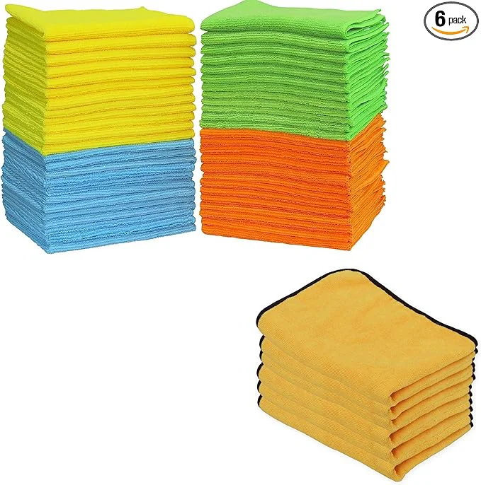 Artisan Simple Houseware Microfiber Cleaning Cloth 50PK Premium Microfiber Towel 6PKAbout ThisOverview Quality