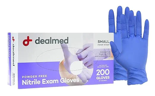 Practical med Nitrile Exam Gloves Small 200 Count - Disposable Latex- Powder- Medical UseAbout ThisOverview Versatile