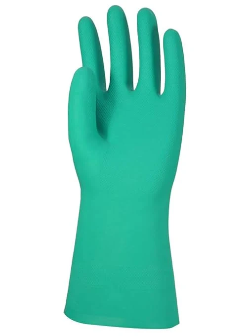 Authentic Stauffer Unlined Green Nitrile 13 Gloves 11 mil Diamond Grip Flat Cuff FDA Compliant Material - 2XL Pack of 12 About ThisOverview Efficient