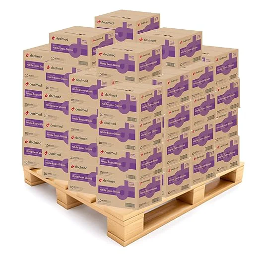 Outstanding med Nitrile Gloves – Pallet of Size X-Large Disposable Nitrile Gloves Non-Irritating Latex Multi-Purpose Use for a First Aid Kit and More 84 Cases About This Selected