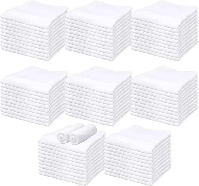 Versatile 80 Pack Hand Towels Bulk 16 x 27 Inch Facial Bleach Proof Towels for Gym Spa Kitchen Hotel White About ThisOverview Modern