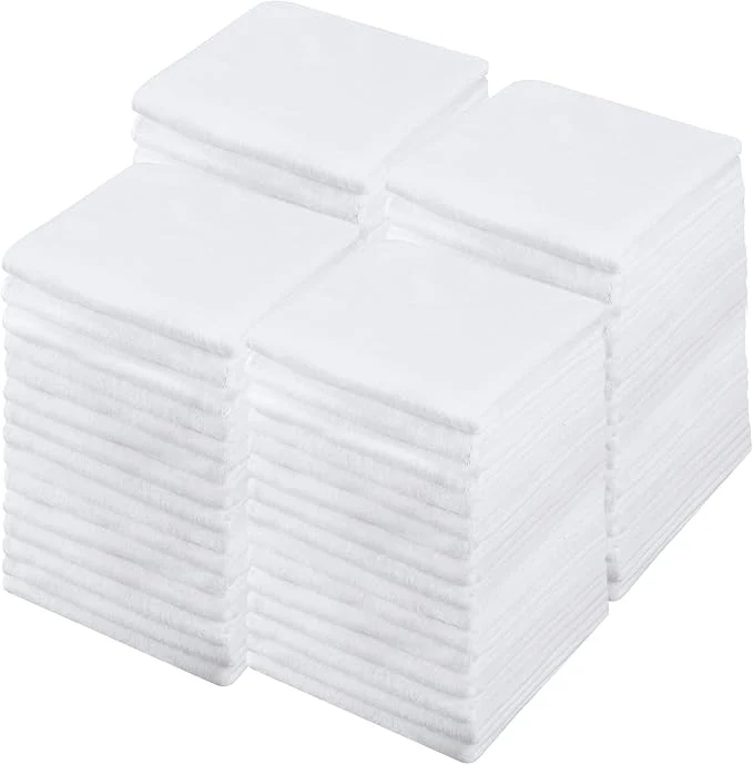 Eco-Friendly Shimeyao 40 Pack Bleach Proof Towels Microfiber Absorbent Resistant Hair Hand Towels Bulk Quick Dry for Barber Gym Bath Spa Shaving White Cute About ThisOverview Professional