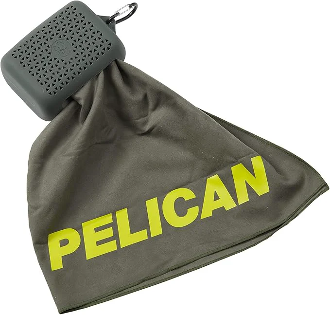 User-Friendly Pelican Outdoor - Multi-Use Towel with Carry Case - Ultra Absorbent Microfiber - Olive DrabAbout ThisOverview Superior