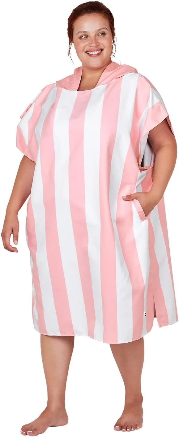 Dock Bay Adult Poncho - Hooded Towel with Deep Pockets Changing Robe - Quick Dry - Compact Lightweight - Includes BagAbout ThisOverview Official