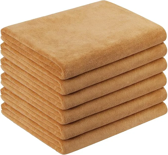 Trusted JML Large Microfiber Bath Towels 6 Pack 30 x 60 Oversized Soft Super Absortbent Fast Drying Bathroom Towel Set for Sauna Hair Wrap Salon Sport Fitness Yoga BeigeAbout ThisOverview Quality