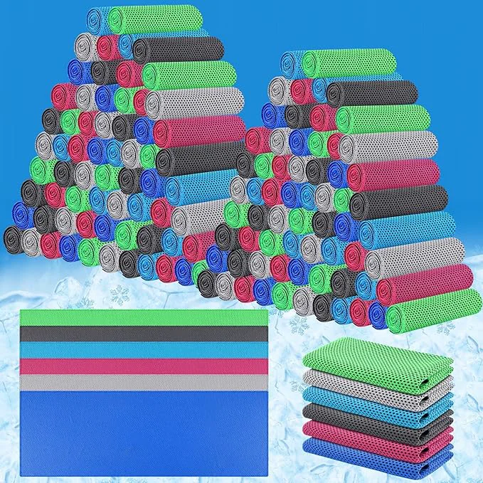 Smooth Shellwei 150 Pcs Cooling Towels Bulk 32 x 12 Inch Ice Towel Bulk Cooling Rag for Face and Neck Soft Breathable Microfiber Cloth Chilly Quick Cold for Gym Sport Golf Running Stay Cold Multiple Colors About ThisOverview High-End
