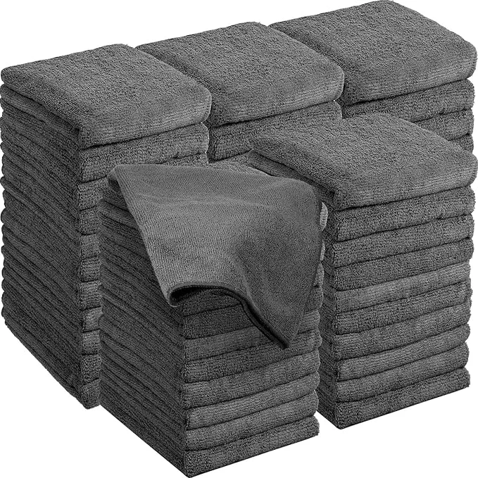 Premium Material Shimeyao 48 Pack Bleach Proof Towels 16x 26inch Microfiber Absorbent Hair Towels Bulk Bleach Salon Hand Drying Cloth for Gym Bath Spa Shaving Shampoo Home Grey About ThisOverview Selected