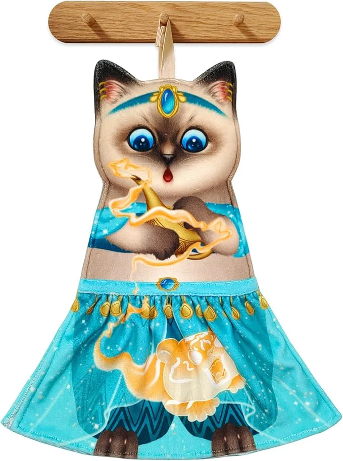 Proven PAT JUUMG Cat Hand Towels Cute Decorative Hanging Face Towels for Bathroom Kitchen Super Absorbent Soft Cat Lovers Gifts for Women Housewarming for People Who Love CatsAbout ThisOverview Easy-to-Use
