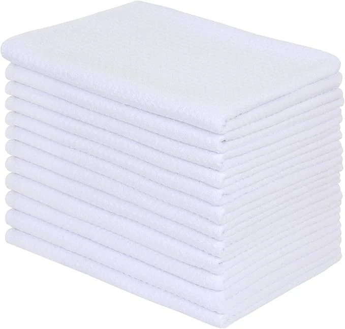 Efficient VIVOTE Microfiber Kitchen Towels Waffle Weave Kitchen Dish Towels Super Absorbent Soft Fast Drying Dish Cloths Reusable Cleaning Cloths Kitchen Hand Towels Tea Towels 12Pack White 16 Inch X 24 InchAbout ThisOverview Premium