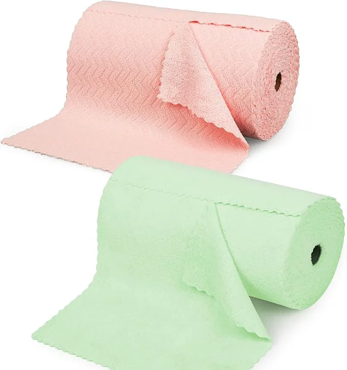 First-Class Microfiber Cleaning Cloth Roll 75 Pack Green SOOWASH Microfiber Cleaning Cloth Roll 75 Pack PinkAbout ThisOverview Verified