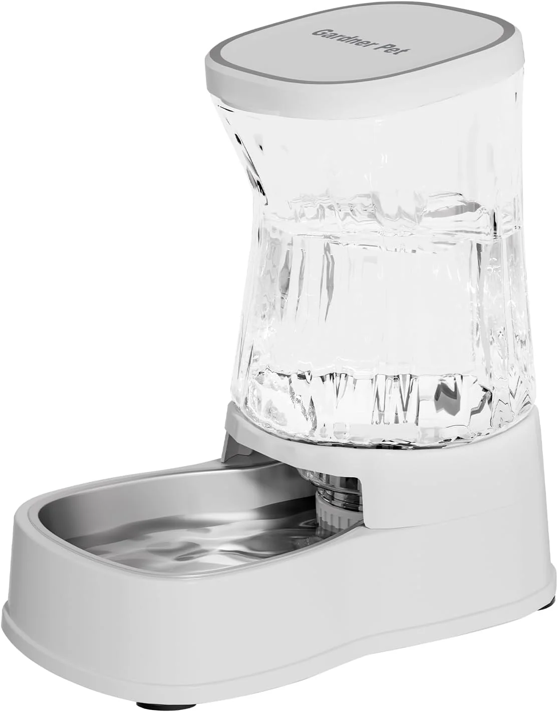 Fine Crafted Gardner Pet Automatic Dog Water Dispenser Gravity Stainless Steel Water Waterer Feeder Large Capacity Water Feeding Bowls for Medium Large-Sized Dogs Cats Other Pets - 2.1 Gallon Relaxed