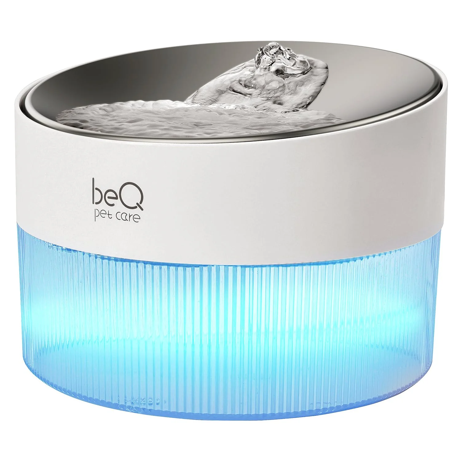 Consistent BeQ Cat Water Fountain 2.5L — Ultra-Quiet Stainless Steel Pet Fountain with Visible Water Level Advanced