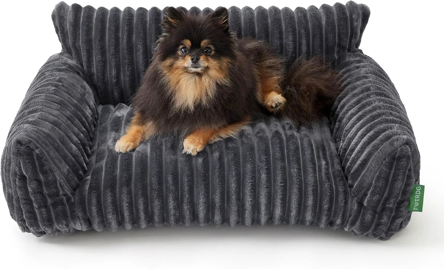 Advanced Cute Couch Bed for Pets Supportive Cat Sofa for Indoor Cats Medium Dog Sofa Bed for Medium Dogs Grey 30 inches Natural