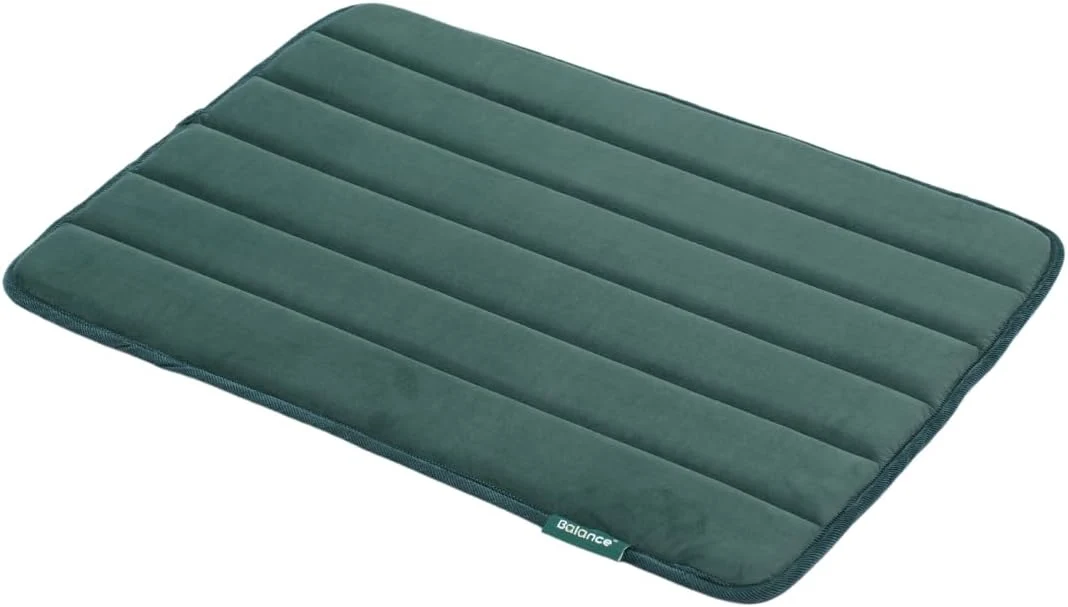 Advanced BALANCE Dog Crate Pad Dog Foam Crate Mat Kennel Pad Washable Water-Resistant Pet Bed Flat Dogs Cage Mat for Small Dogs Elegant