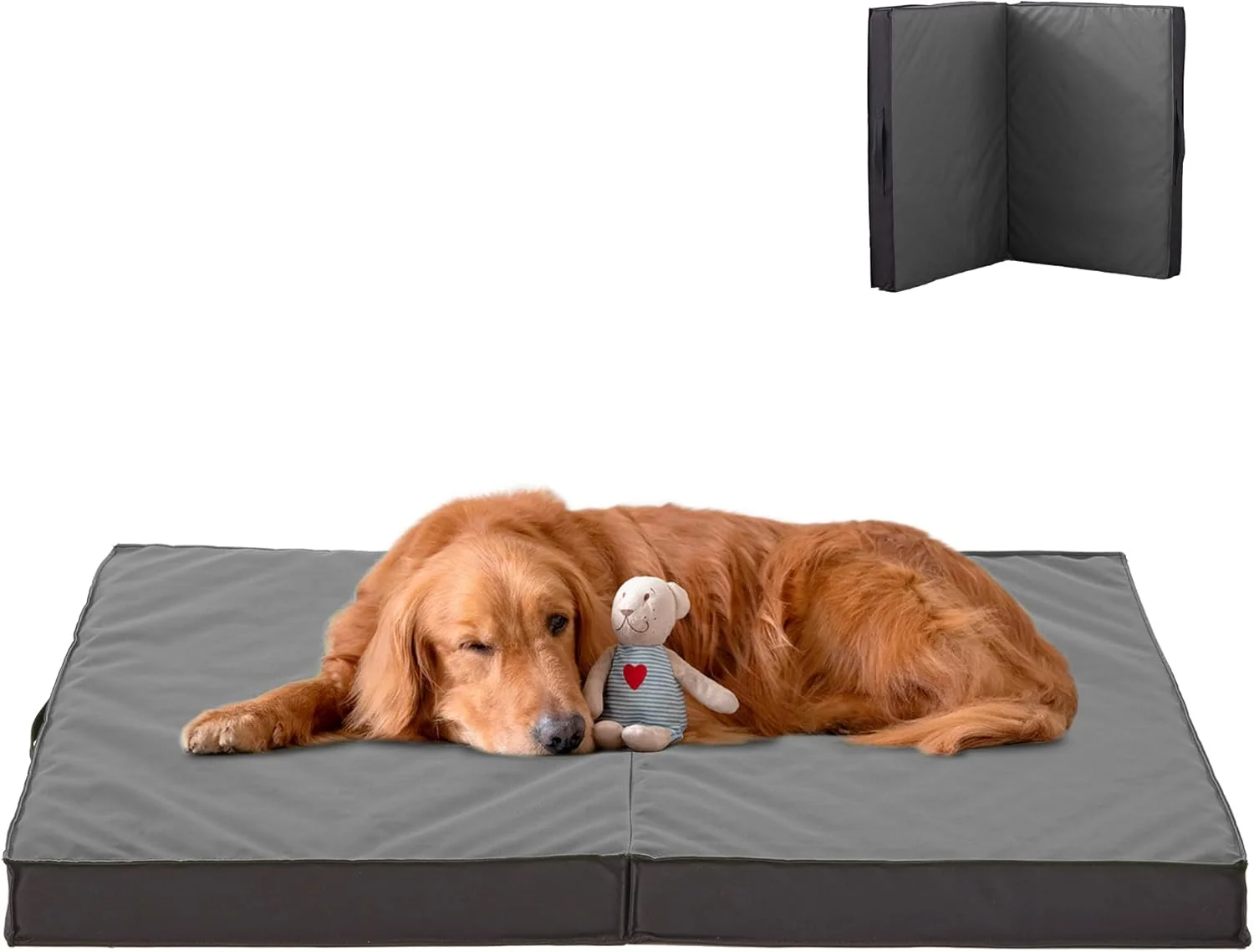 User-Friendly Outdoor Beds for Large Dogs Waterproof with Washable Cover Foldable Cooling Orthopedic 35in All Weather Smart