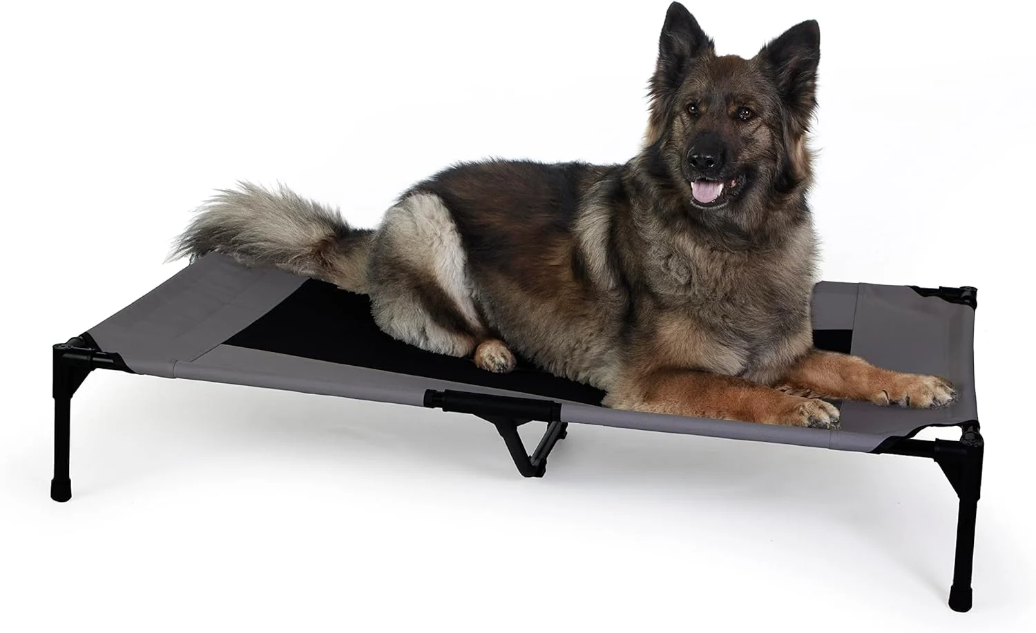 Crafted K H Pet Products Outdoor d Dog Cot Breathable Cooling d Cot Hammock Pet Bed for XL Dogs Washable Mesh Cover Raised Metal Frame Collapsible Portable - Extra-Large 50 X 32 Charcoal Powerful