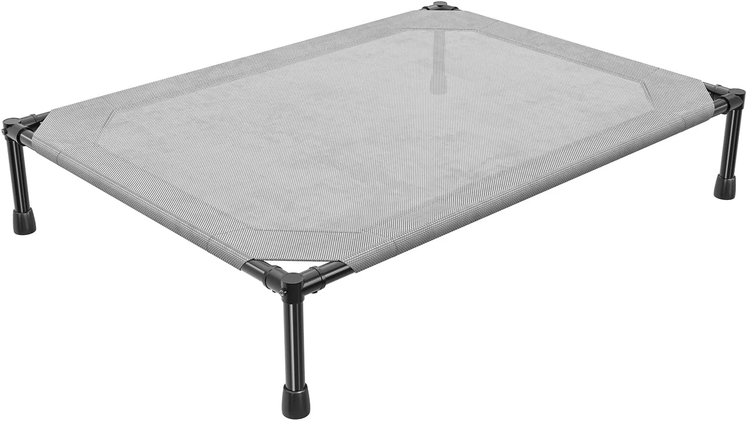 Unique Simple Trending Raised Bed for Large Dog Waterproof L Pet Cot Breathable Big Bed Load 300lb Metal Connector Grey Professional