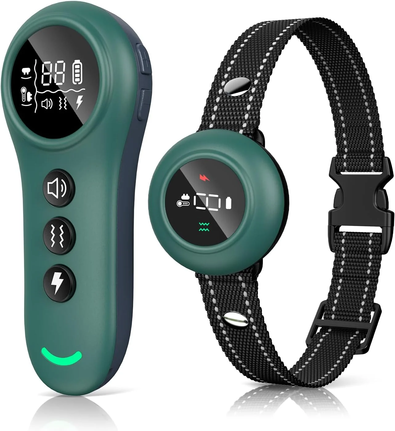 Optimized New 2025 2-in-1 Dog Shock Collar Bark Collar – 3300FT Dog Training Collar with Remote Automatic Anti-Barking 5 Adjustable Sensitivity Levels IP67 Waterproof E-Collar for Small Medium Large Dogs Stylish