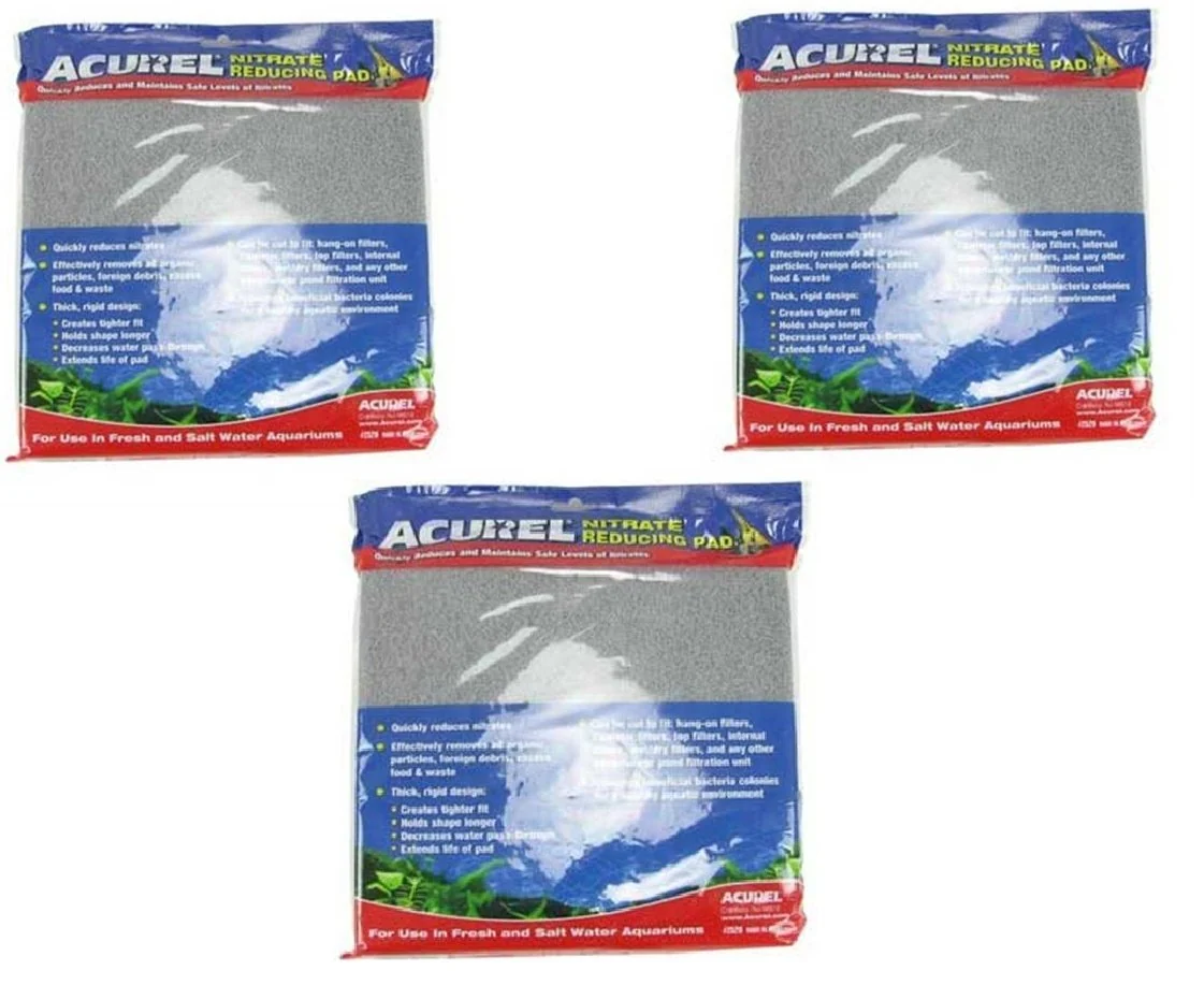 Pure Acurel LLC 3-Pack Nitrate Reducing Media Pad 18x10 Comfortable