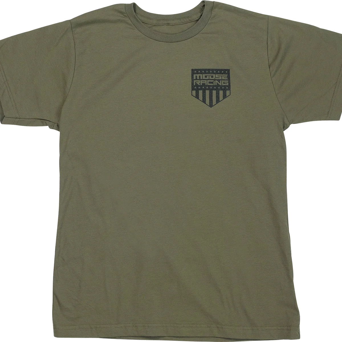 Elegant MOOSE RACING Youth Salute T-Shirt - Olive - Small 3032-3694 Clean
