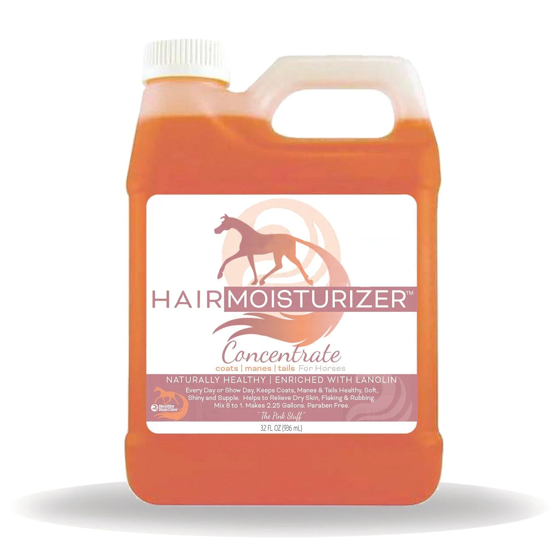 Sustainable Healthy HairCare Product 32 oz Concentrate Hair Moisturizer for Horses — Makes Up To 2 Gallons Efficient
