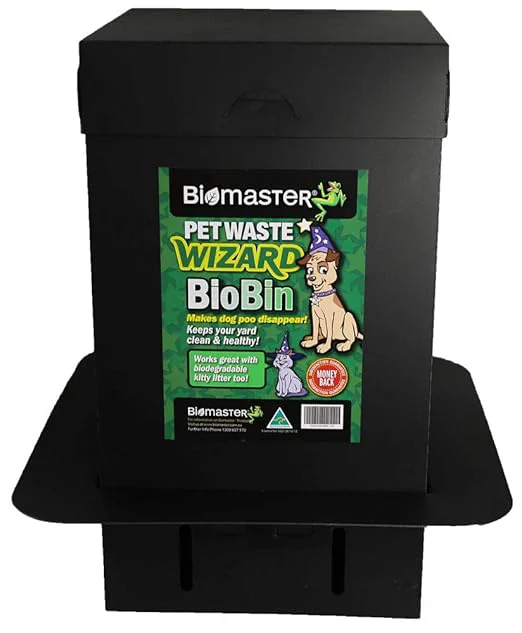 Original Design Biomaster Pet Waste Wizard BioBin Composter Luxury