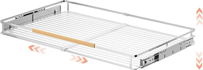 Genuine 1Pack Expandable Pull Out Cabinet Organizer Slide Out Drawers for Kitchen Cabinets Heavy Duty Drawer Slides for Home Kitchen Pantry Cupboard Pots Pans Adjustable Width 23.2 39.9 W x 22.5''DAbout ThisOverview Exclusive