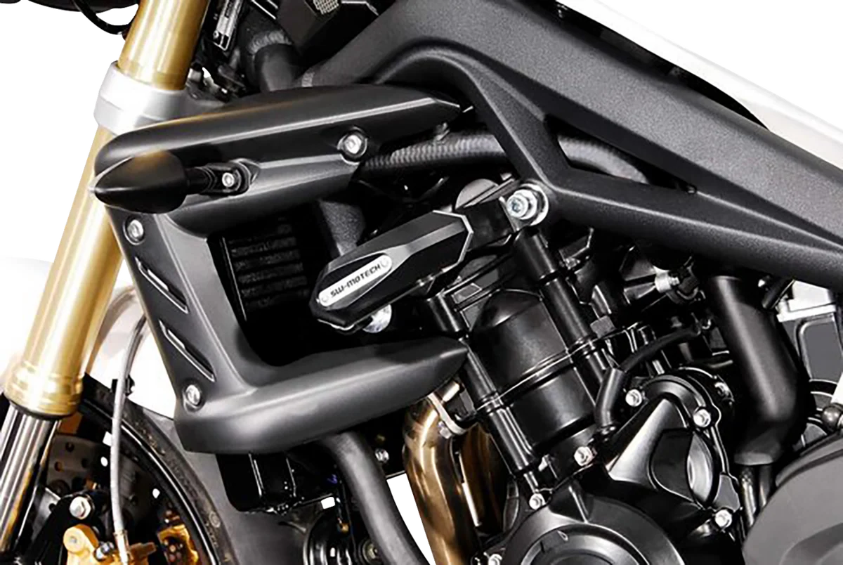 Powerful SW-MOTECH Frame Slider Kit - Triumph - Street Triple 675 R STP.11.590.10100 B Premium