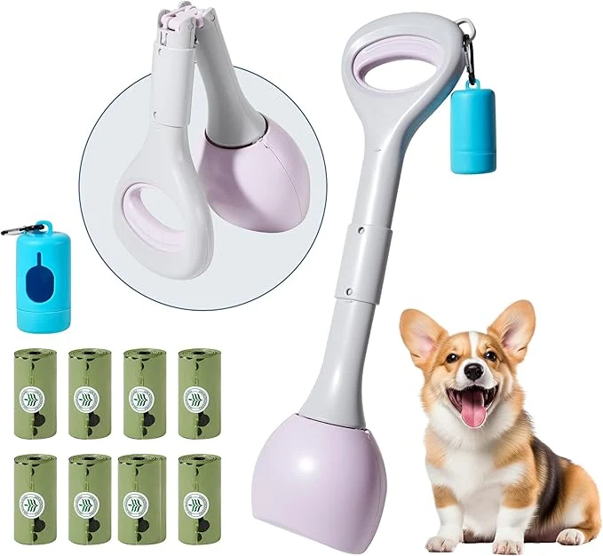 Traditional Dog Pooper Scooper Portable Lightweight