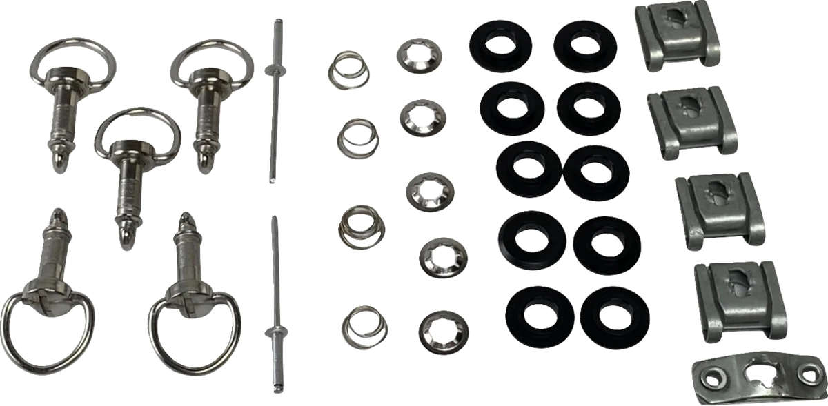 Soft QUAD LOGIC Side Panel Quick Release Kit - Polaris - Scrambler 850 1000 100-4328-PU Relaxed