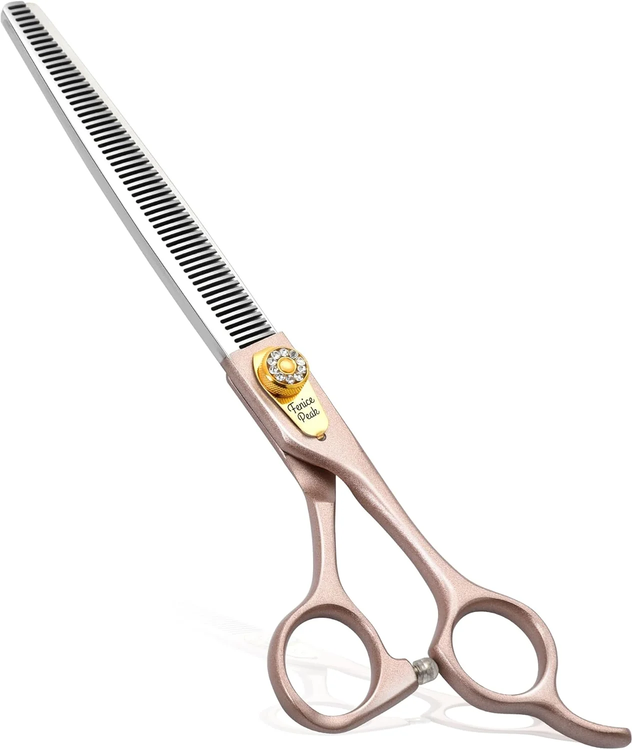 Traditional Fenice Peak Professional Thinning Scissors for Dog Cat 7 7.5'' Pet Grooming Scissors 440C Stainless Steel Thinning Shears for Dogs 50 56 Teeth Secure