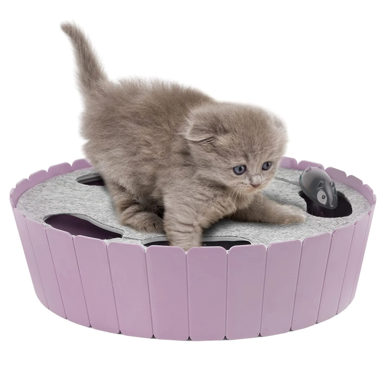 Versatile Pawaboo Interactive Cat Toy with Running Mouse — Automatic Indoor Teaser Efficient