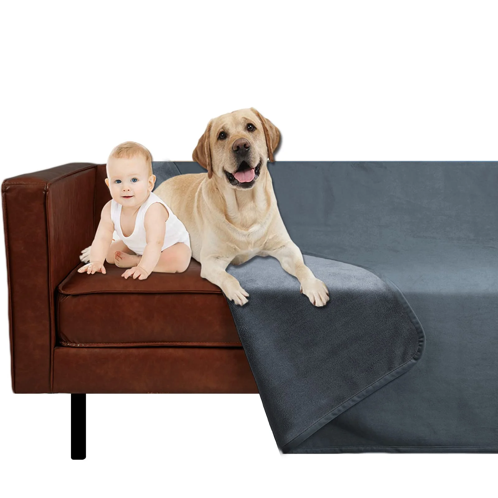 Breathable Ameritex Pet Bed Blanket Reversible Waterproof Velvet – Sofa Bed Cover Proven