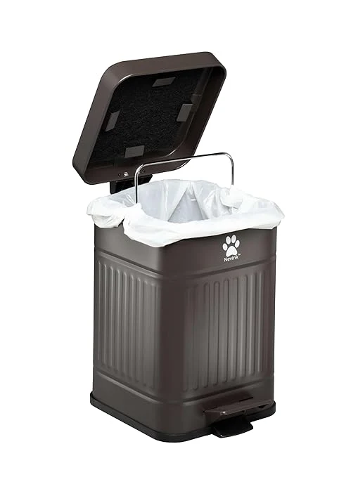 Pure Dog Poop Trash Can Outside Green