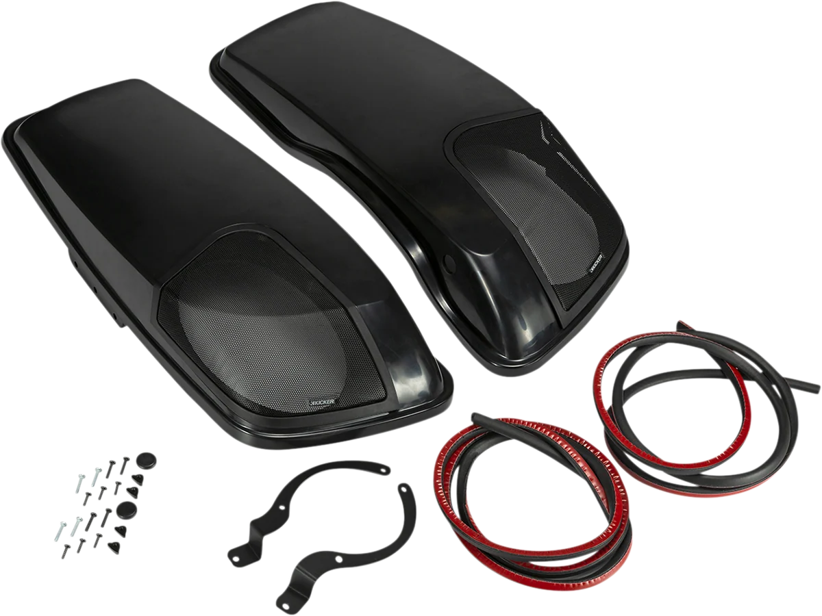 World-Class KICKER Speaker Lids - Vivid Black 46HDBLVB Stylish