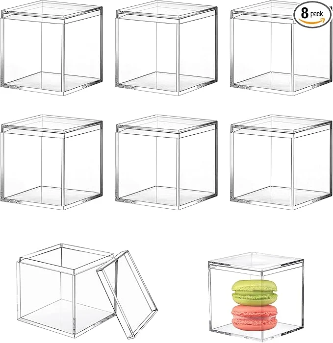 Secure KissYou Acrylic Box Clear Display Boxes with Lids Small Candy Box Transparent Jewelry Storage Contanier Wedding Christmas Gift BoxesAbout ThisOverview Premium
