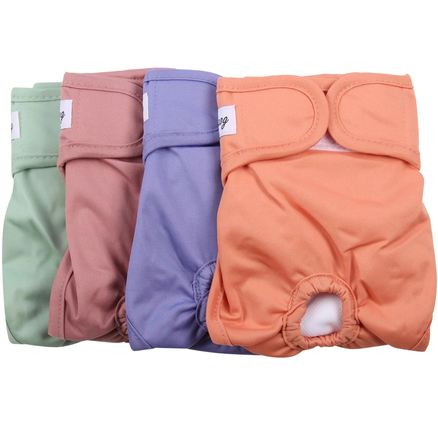 Superior JoyDaog Female Dog Diapers for Medium Dogs – Reusable 4-Pack Exclusive